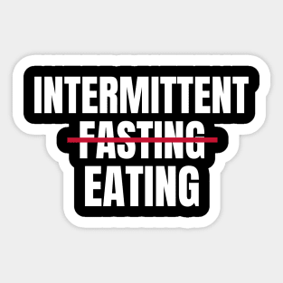 Intermittent Eating Fasting Sticker